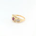 Bague 52 Bague en or jaune diamants et rubis 58 Facettes 30483