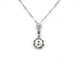 Collier Collier or blanc, platine, diamants 58 Facettes 230237R