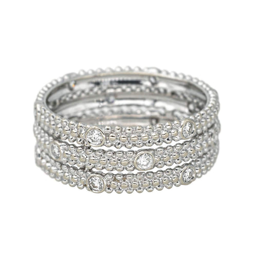 53 Mauboussin Bague  Bandeau Le premier jour  Or blanc Diamant 58 Facettes 4567833RV