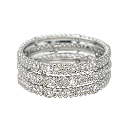 53 Mauboussin Bague  Bandeau Le premier jour  Or blanc Diamant 58 Facettes 4567833RV