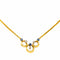 Collier Collier  Or jaune Saphir, Diamant 58 Facettes 4416914RV