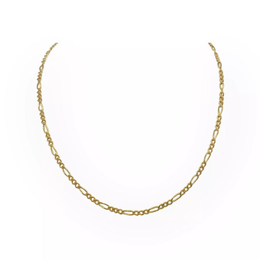 Figaro Mesh Chain Necklace yellow gold 58 Facettes 330052756