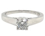 Bague Bague solitaire en or blanc avec diamant de 0,750 carat 58 Facettes