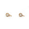 Boucles d'oreilles Boucles d'oreilles Dormeuses - Or rose & Diamants 58 Facettes 250400R