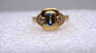Bague 55 Bague or Aigue Marine et Diamants 58 Facettes 11680