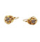 Boucles d'oreilles Dormeuses art déco or jaune et diamants 58 Facettes A05807