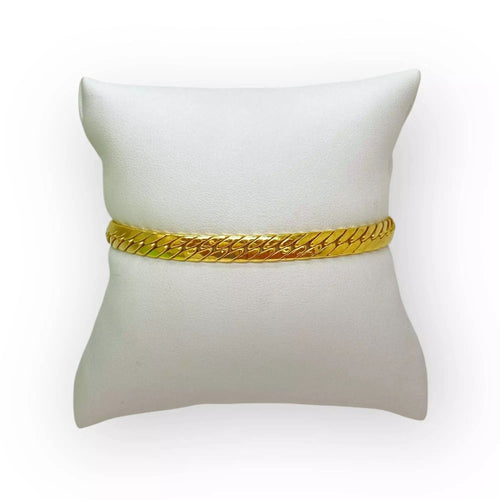 Bracelet Bracelet or maille anglaise 58 Facettes 330075004