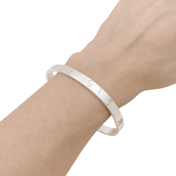 Bracelet Bracelet Cartier "Love" or blanc. 58 Facettes 34379