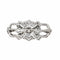 Broche Broche Palladium Diamant 58 Facettes 3824709CN