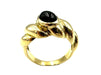 Bague VAN CLEEF & ARPELS. Bague vintage or jaune 18K et onyx 58 Facettes