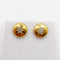 Boucles d'oreilles Puces d'oreilles art deco or jaune 18k diamants tailles anciennes (circa 1950) 58 Facettes A05930