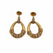 Boucles d'oreilles CARTIER - Boucles d'oreilles en diamant et or jaune 58 Facettes