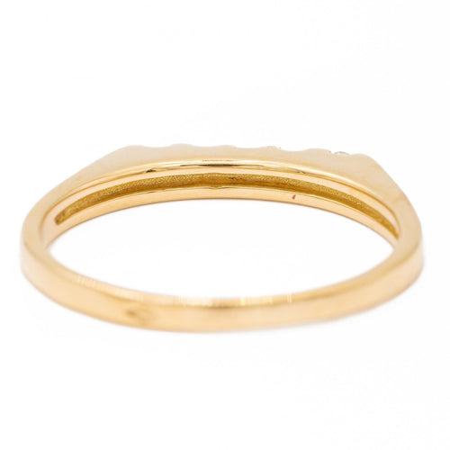 Bague 58.5 Bague Demi alliance Or jaune Diamant 58 Facettes 2225491CN