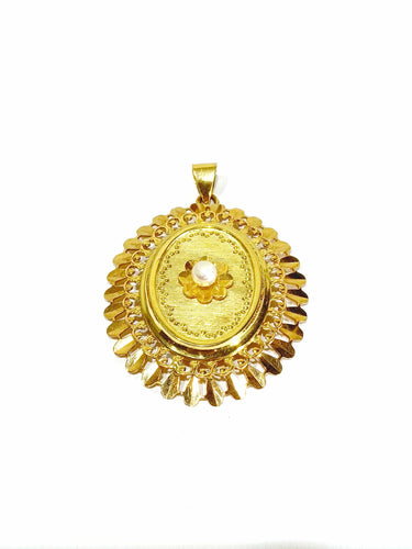 Pendentif Pendentif 2 ors et perle 58 Facettes