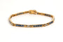 Bracelet Bracelet contemporain or jaune, saphirs, diamants 58 Facettes B475