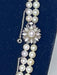 Collier Collier Double Rangs 124 Perles de culture, fermoir or et diamants 58 Facettes