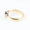 Bague 54 Bague solitaire ancien en or jaune et blanc 18k avec diamant brillant 58 Facettes 159/24 F