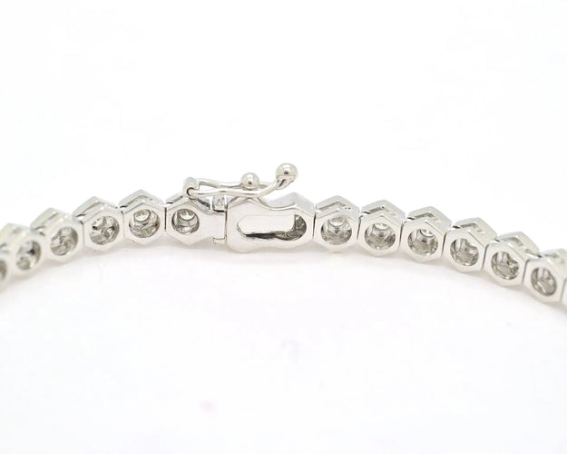 Bracelet Bracelet de tennis en or blanc 2,30 ct 58 Facettes 13060