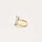 Bague 51 Bague en or jaune et or blanc 58 Facettes 2560