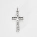 Pendentif Pendentif Croix Or Blanc Diamants 58 Facettes GU110