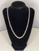Necklace Necklace 73 Falling Cultured Pearls 18k Gold Clasp 50 Cm 58 Facettes