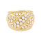 Bague 54 Bague pavage or jaune, diamants. 58 Facettes 33884