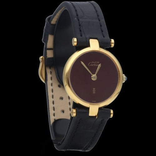 Montre Cartier Montre Must De Cartier Vermeil 58 Facettes MT41202