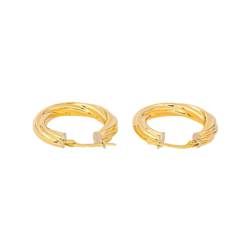 Boucles d'oreilles Boucles d'oreilles Créoles  Or jaune 58 Facettes 4455408CN