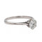 Bague 53 Bague Solitaire Or blanc Diamant 58 Facettes 2830662CN