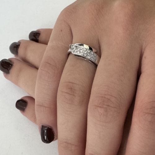 Bague Bague Contrarié avec diamants 58 Facettes 18525