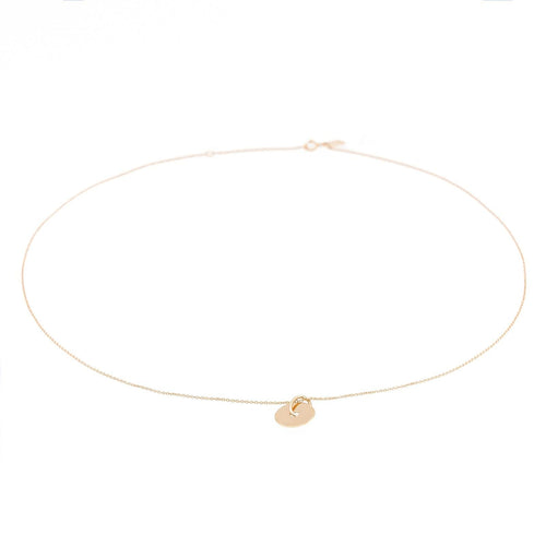 Collier Collier Ginette NY Mini Donut sur chaîne Or rose 58 Facettes 2519157CN