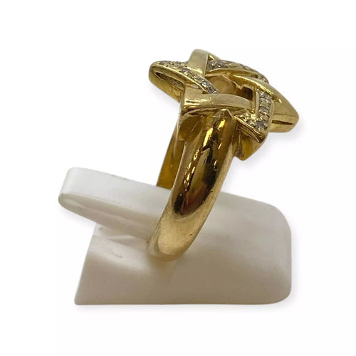 Bague 53 Bague Etoile de David or et diamants 58 Facettes 330068950