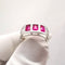 Bague 54 Bague rubis diamants 58 Facettes