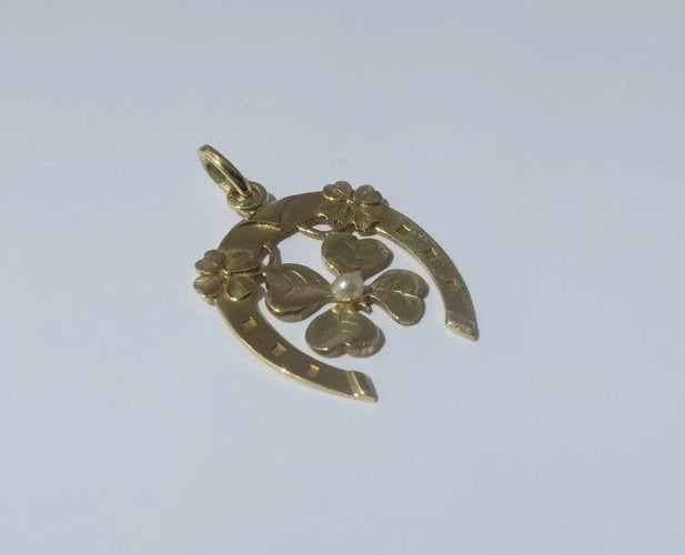 Pendentif Art Nouveau porte-bonheur