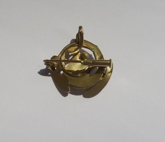 Broche Broche chimère en Or jaune & perle 58 Facettes