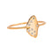 Bague 51 Ginette NY Bague Gingko Or rose Diamant 58 Facettes 4915169RV
