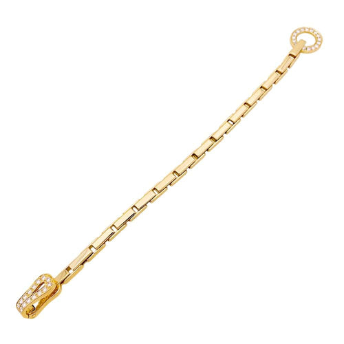 Bracelet Bracelet Cartier, "Agrafe", or jaune, diamants. 58 Facettes 34891