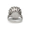 Bague 56 Bague - Or blanc et diamants 58 Facettes 1088-1