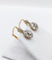 Boucles d'oreilles Dormeuses marguerite - Boucles d’oreilles en or 18k, platine et diamants 58 Facettes A06632