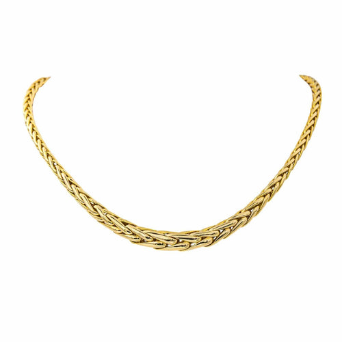 Collier Collier Maille Palmier Or jaune 58 Facettes 4656658CN