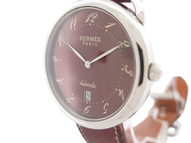 Montre montre HERMES arceau tgm ar4.810 41 mm acier palladie automatique 58 Facettes 268185