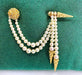 Brooch Brooch in yellow gold and pearls 58 Facettes AB310