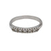 Bague 53 Demi-alliance en or avec diamants 58 Facettes E363267B