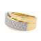 Bague 54 Bague Or jaune, Or blanc Diamant 58 Facettes 3308123CN