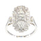 Bague 56 Allure Vintage : Bague en diamant Art Déco des années 1950 58 Facettes 24002-0086