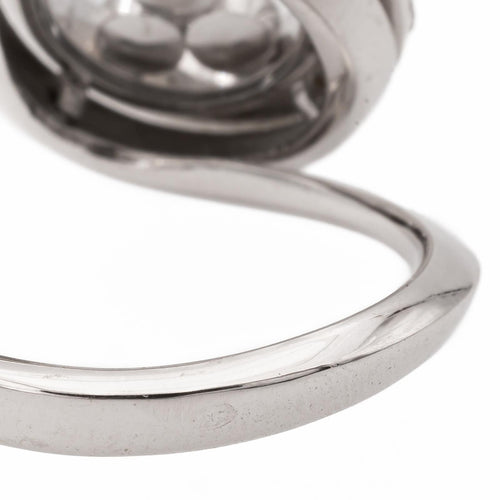 Bague 48 Chopard Bague Happy Diamonds Or blanc Diamant 58 Facettes 2238633CN