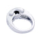 Bague 52 Bague Mauboussin, "Alessandra", or blanc, saphir, diamants. 58 Facettes 32448