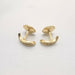 Earrings Yellow gold and diamond earrings 58 Facettes