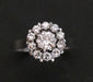 Bague 53 Bague Marguerite Diamants et Or Blanc 58 Facettes