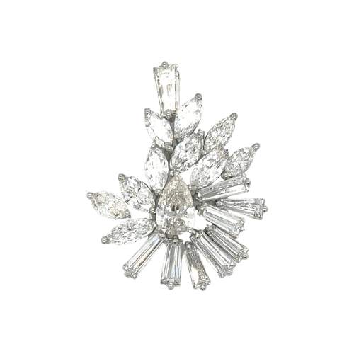 Pendentif Pendentif Cocktail platine et diamants 58 Facettes 1.0002595/5